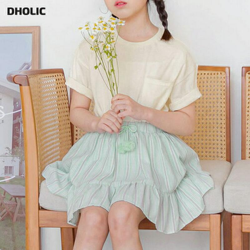 ポンポンストラップパターンスカートパンツ p002495 キッズ 【3~8才】【pt】【韓国 ファッション ボトムス パンツ レ