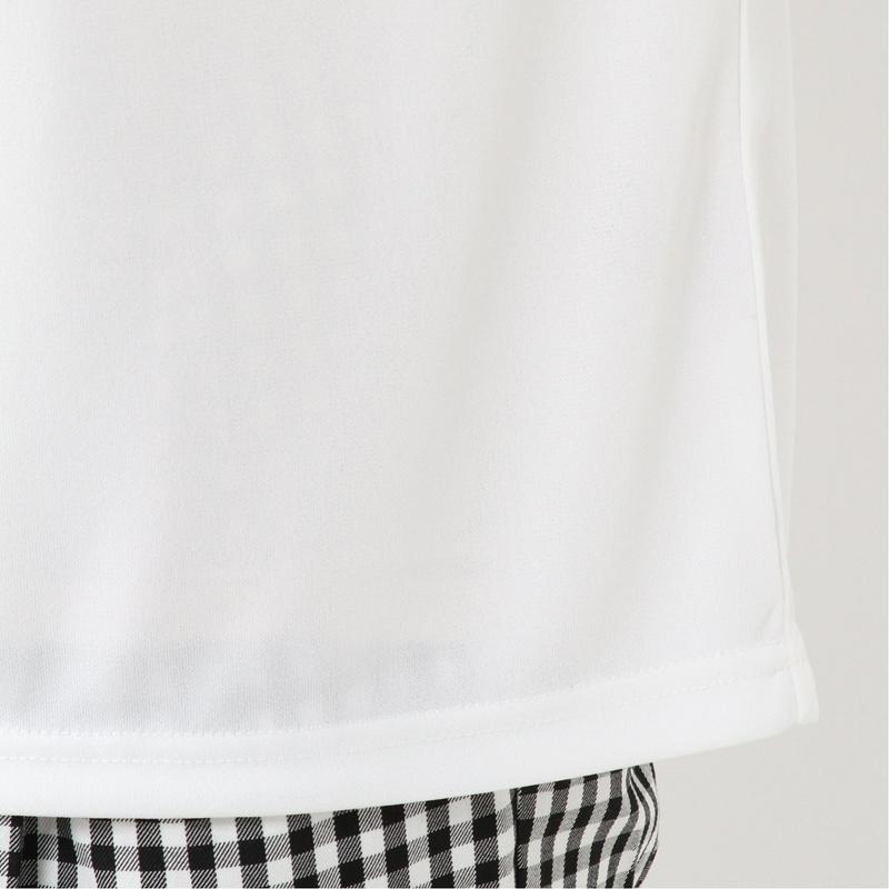 夏の通勤着に☆タック使いネックレス付きカットソープルオーバー【Ｍ～５Ｌ】