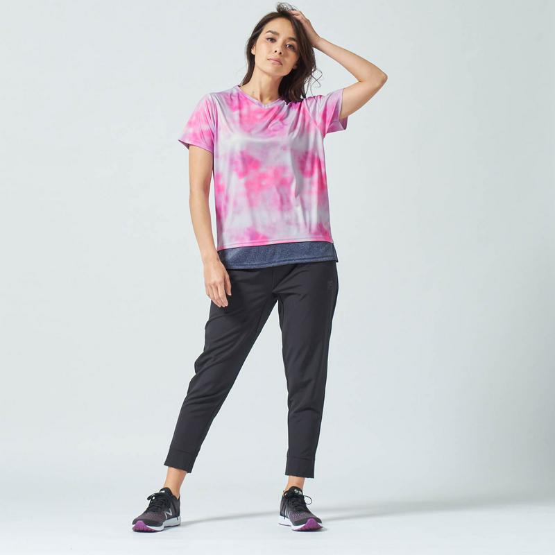 １枚でサマになる♪裾レイヤード半袖Ｔシャツ（フィラ/FILA）