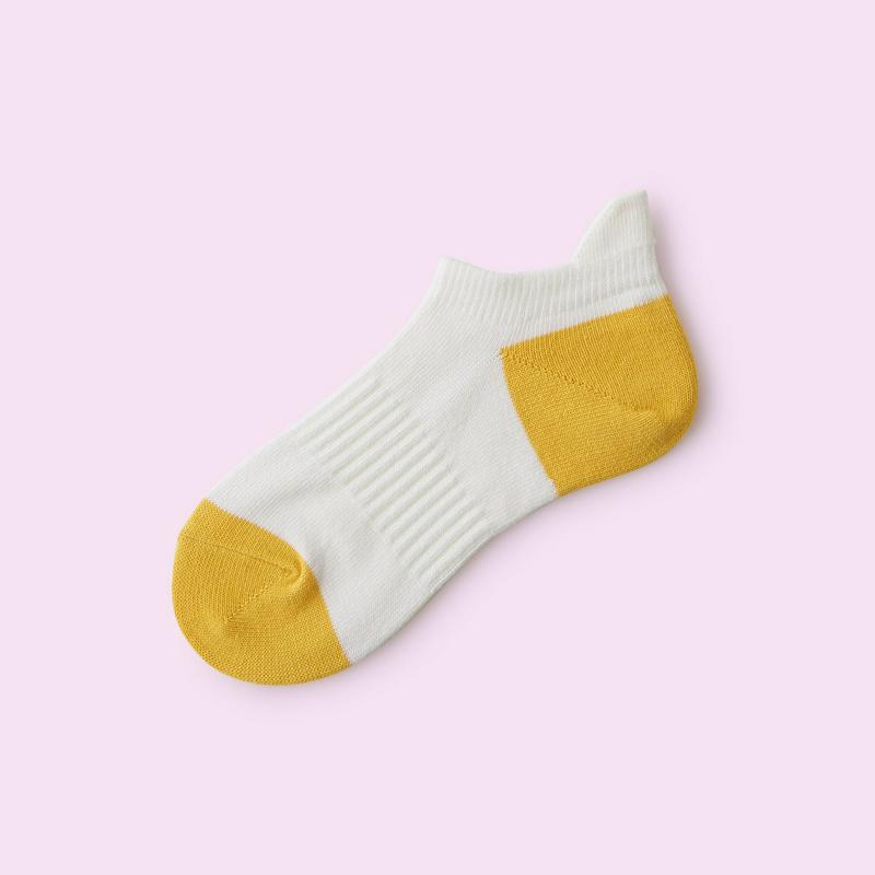 【クーポンで3足1,100円】【Mighty Soxer】 スポーティー2面切り替えスニーカー用ソックス / 靴下屋 3pairs 靴下 タビオ マイティソクサー くつ下 レディース 日本製 2206ka