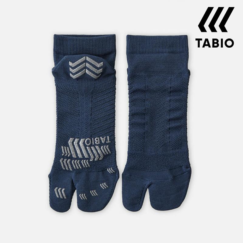 【全品送料無料～6/26 09:59迄】【あす楽】【公式 TABIO SPORTS】 メンズ レーシングラン 足袋 25～27cm Mサイズ / 靴下屋 靴下 タビオ タビオスポーツ 足袋ソックス たび タビ ランニング ジョギング マラソン 陸上 紳士 黒 日本製