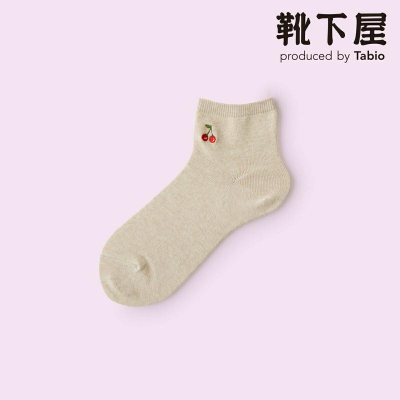 【あす楽】【Mighty Soxer】無地いろいろ刺繍ショートソックス / 靴下屋 靴下 タビオ マイティソクサー くつ下 ショート レディース 日本製