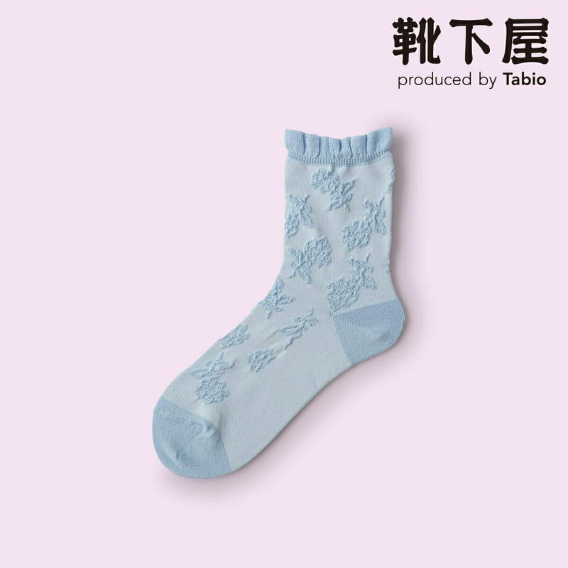 【あす楽】【Mighty Soxer】花柄フロートショートソックス / 靴下屋 靴下 タビオ マイティソクサー くつ下 ショート レディース 日本製