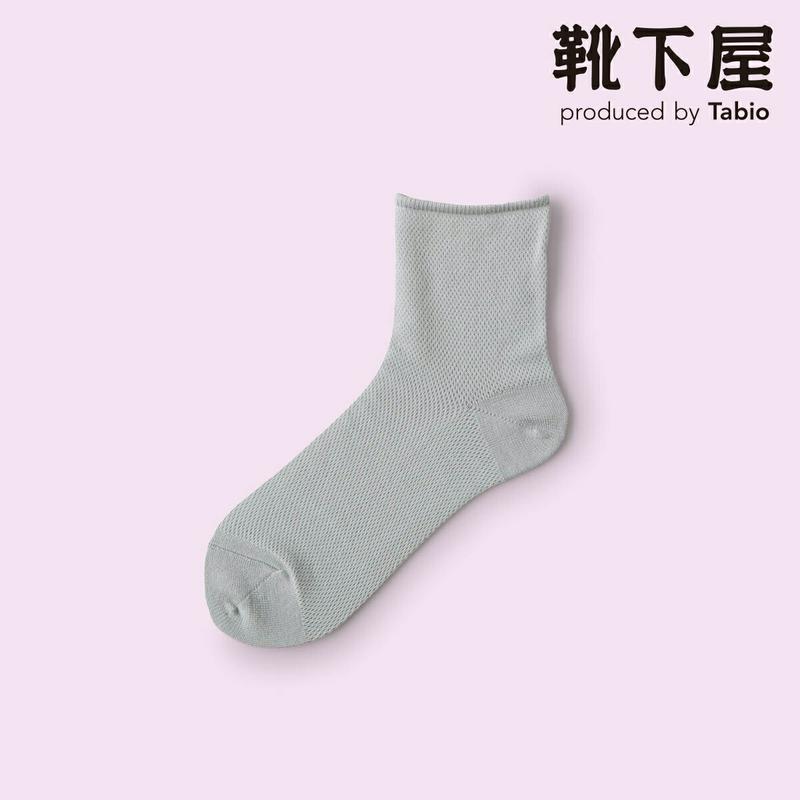【クーポンで3足1,100円】【Mighty Soxer】 ゴム口ゆったり無地メッシュショートソックス / 靴下屋 3pairs 靴下 タビオ マイティソクサー くつ下 ショート レディース 日本製