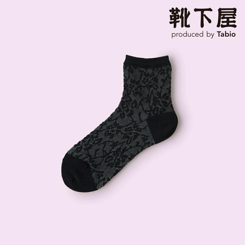 【クーポンで3足1,100円】【Mighty Soxer】 レース風シースルーショートソックス / 靴下屋 3pairs 靴下 タビオ マイティソクサー くつ下 ショート レディース 日本製
