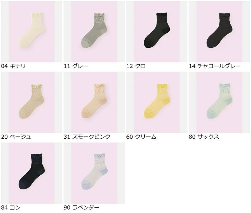 【クーポンで3足1,100円】【Mighty Soxer】 フロートレース柄ショートソックス / 靴下屋 3pairs 靴下 タビオ マイティソクサー くつ下 ショート レディース 日本製