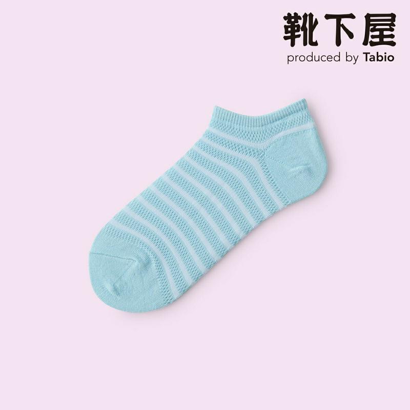 【クーポンで3足1,100円】【Mighty Soxer】 メッシュボーダースニーカー用ソックス / 靴下屋 3pairs 靴下 タビオ マイティソクサー くつ下 レディース 日本製