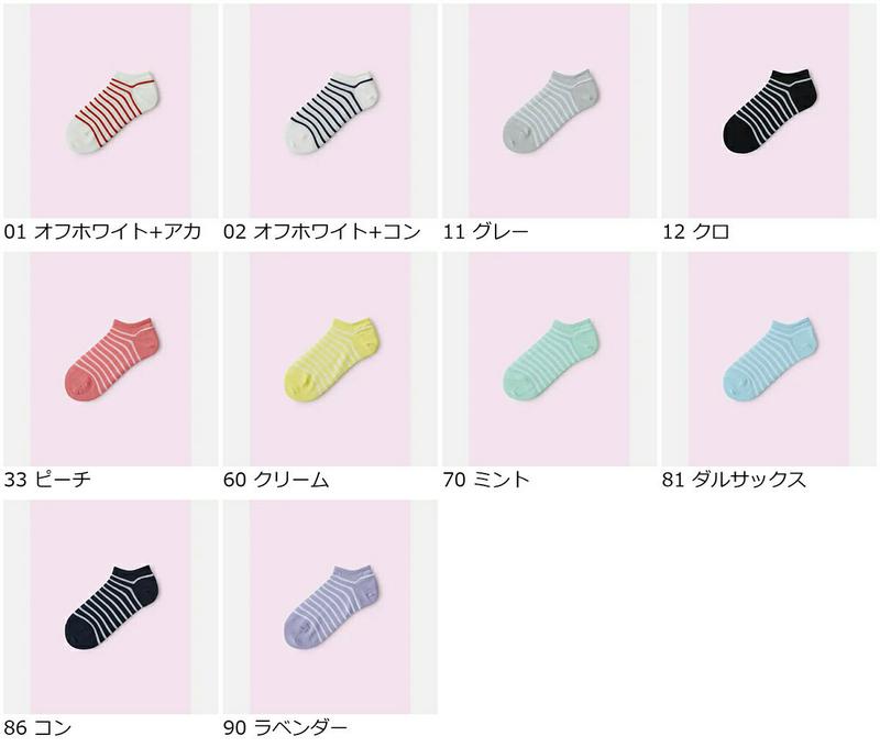 【クーポンで3足1,100円】【Mighty Soxer】 メッシュボーダースニーカー用ソックス / 靴下屋 3pairs 靴下 タビオ マイティソクサー くつ下 レディース 日本製