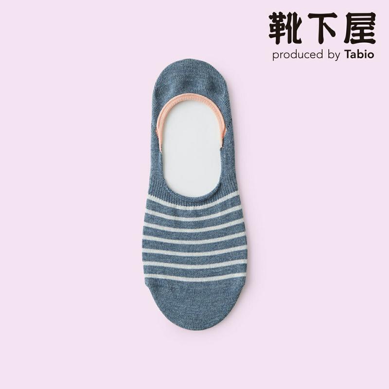 【クーポンで3足1,100円】【Mighty Soxer】 ボーダー無縫製カバーソックス / 靴下屋 3pairs 靴下 タビオ マイティソクサー くつ下 カバー フットカバー レディース 日本製