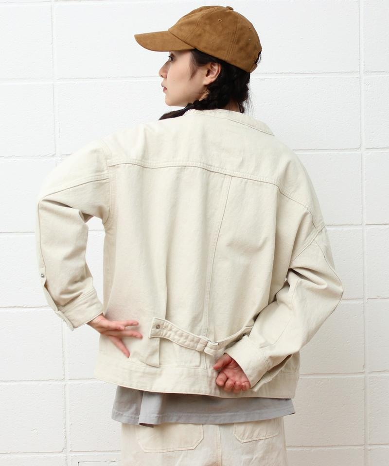〇mat デニムスタンドブルゾン（mat quotidien）