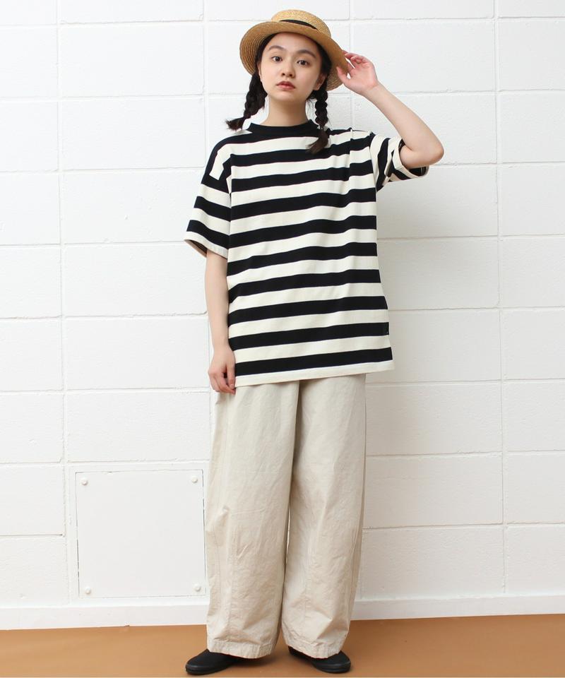 〇mat 綿麻ウェザー workパンツ (ムジ）（mat quotidien）