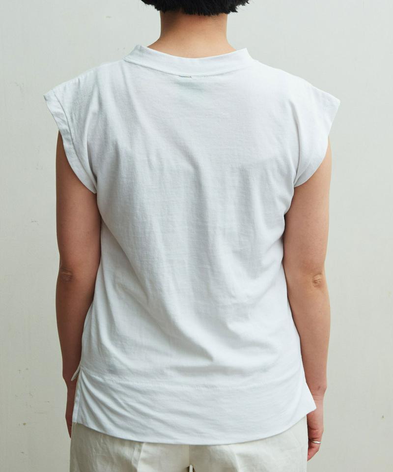 △ハイト天竺ハイウェット フレンチ袖Ｔシャツ（note et silence.）