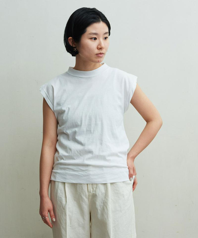 △ハイト天竺ハイウェット フレンチ袖Ｔシャツ（note et silence.）