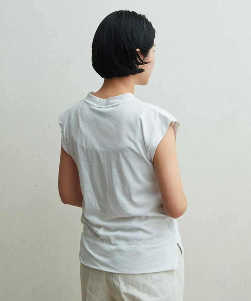 △ハイト天竺ハイウェット フレンチ袖Ｔシャツ（note et silence.）