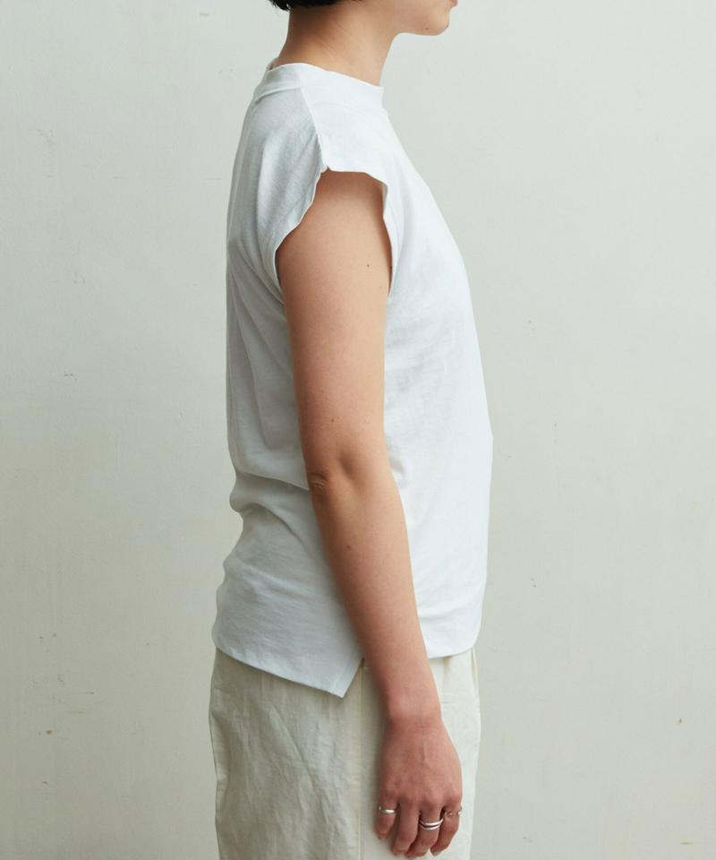 △ハイト天竺ハイウェット フレンチ袖Ｔシャツ（note et silence.）