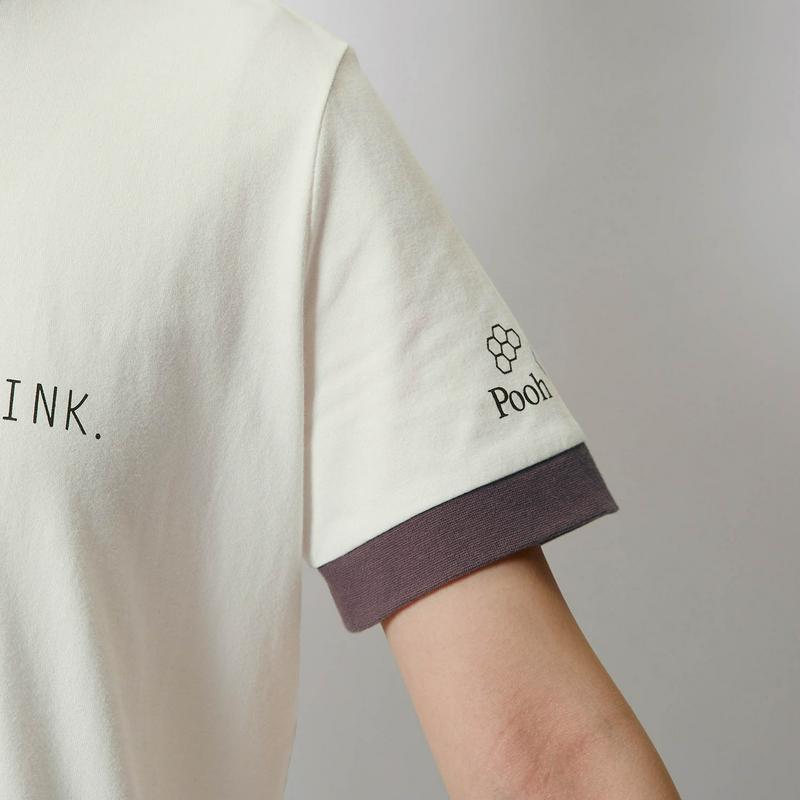 【おうちディズニー】モックネックＴシャツ「くまのプーさん」（ディズニー）