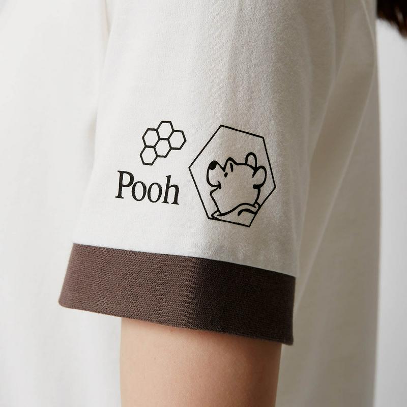 【おうちディズニー】モックネックＴシャツ「くまのプーさん」（ディズニー）