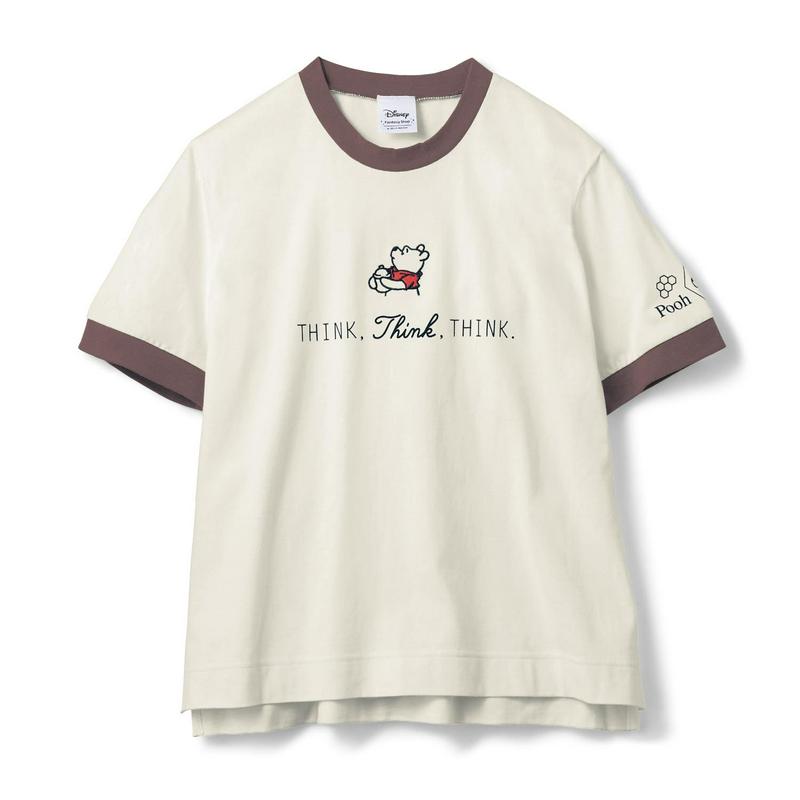 【おうちディズニー】モックネックＴシャツ「くまのプーさん」（ディズニー）