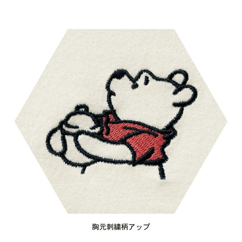 【おうちディズニー】モックネックＴシャツ「くまのプーさん」（ディズニー）