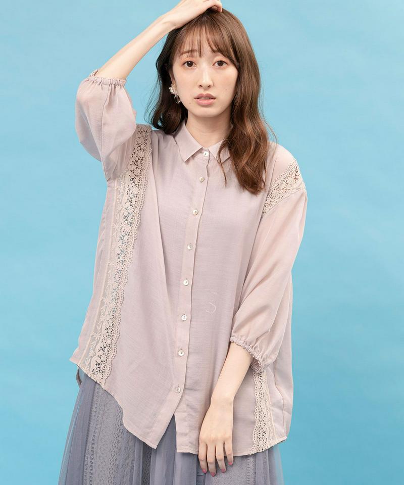 シアーレースシャツ