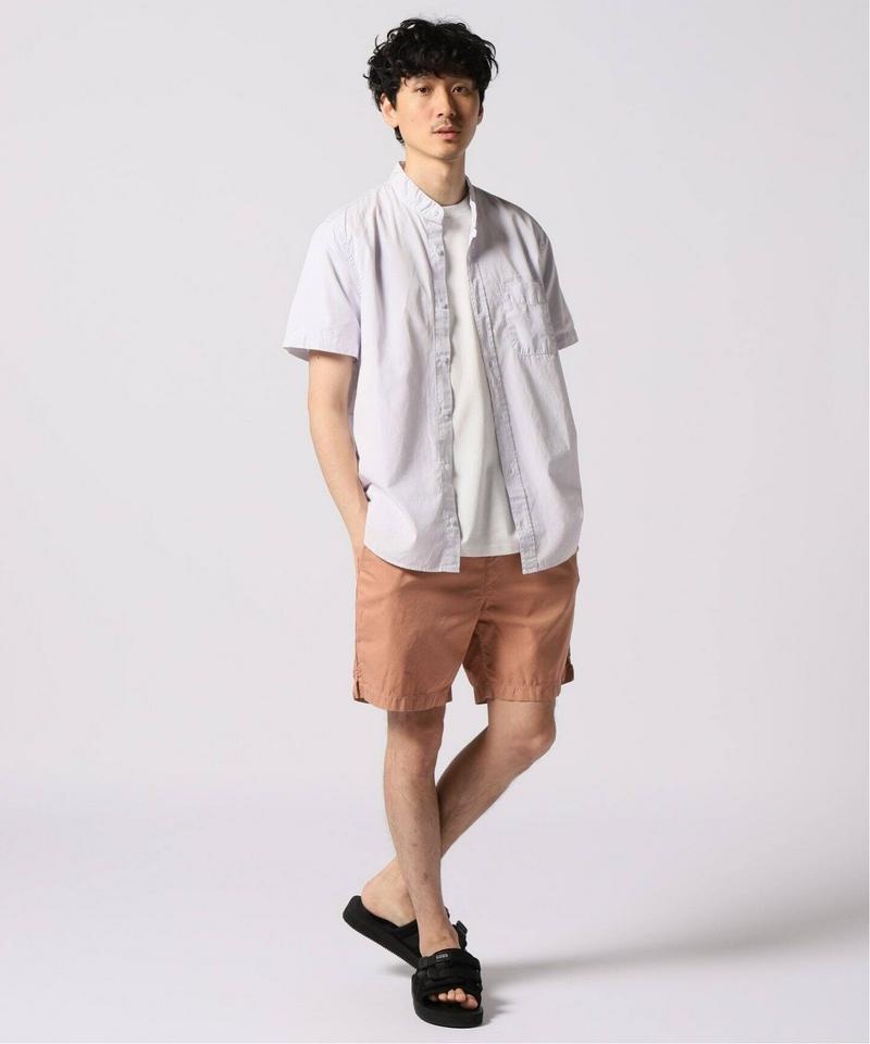 SKU S/S STAND COLLAR SHIRT(SAVE KHAKI UNITED)