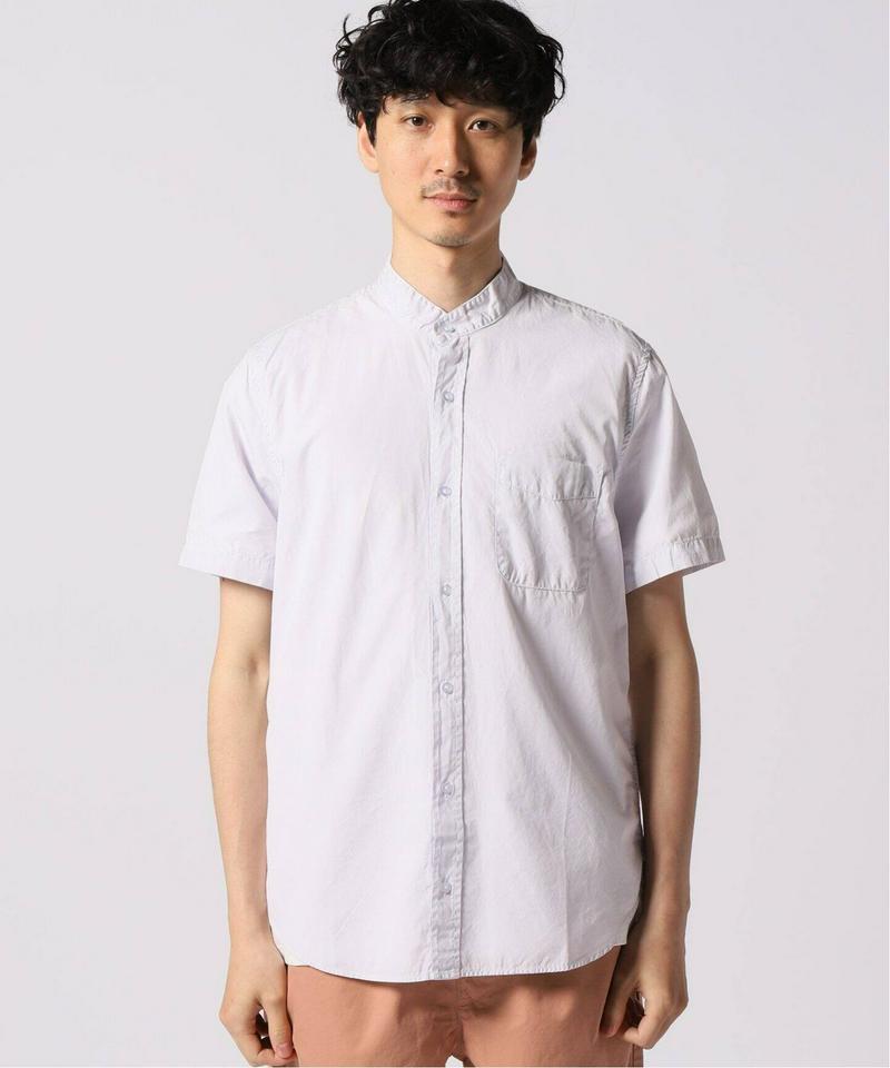 SKU S/S STAND COLLAR SHIRT(SAVE KHAKI UNITED)