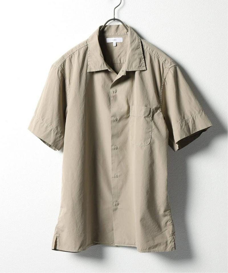 SKU S/S POPLIN SIMPLE CAMP SHIRT(SAVE KHAKI UNITED)