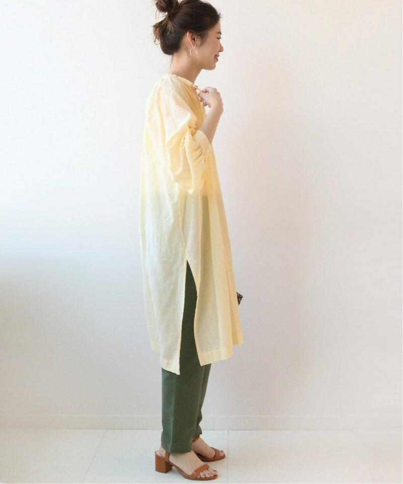 コットンジョーゼットロングチュニック◆（JOURNAL STANDARD relume）