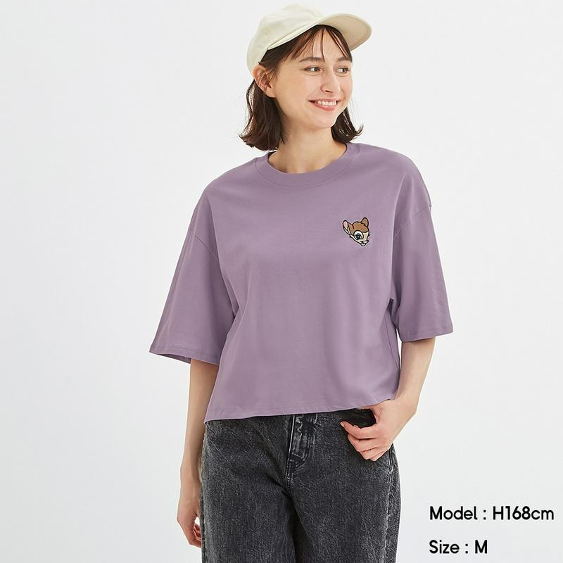 クロップドT(5分袖)Disney 2