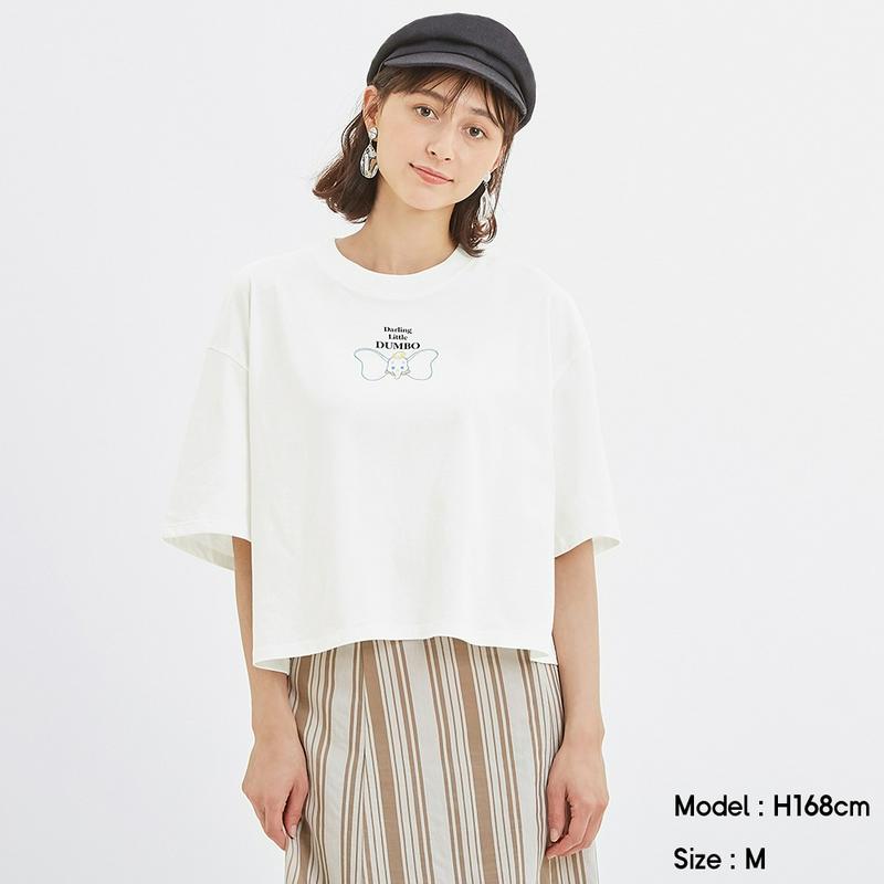 クロップドT(5分袖)Disney 1