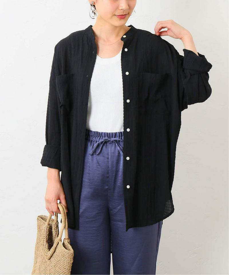 シアサッカーオーバーサイズシャツ◆（JOURNAL STANDARD relume）