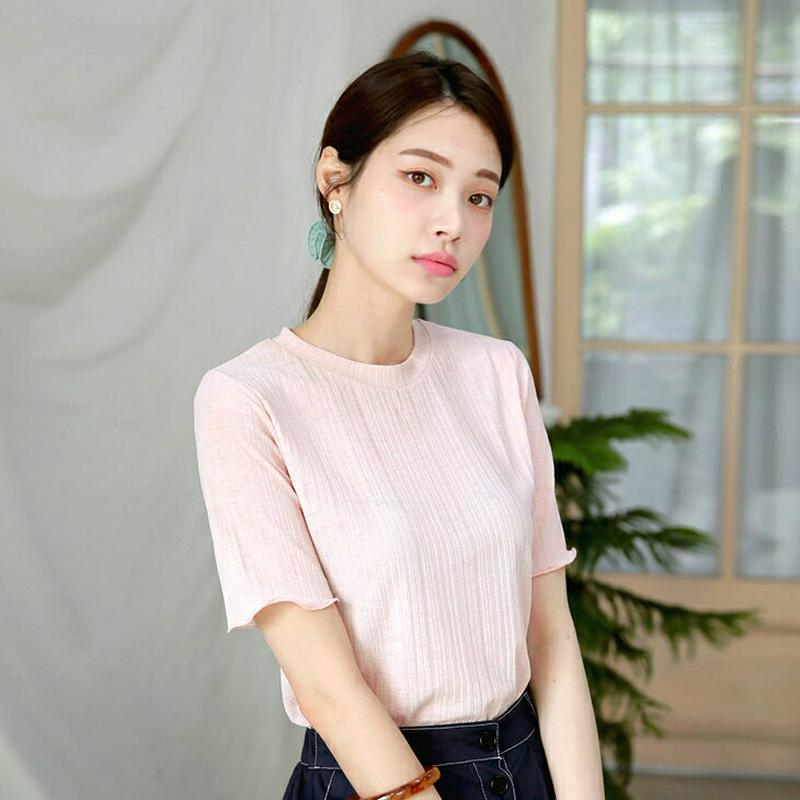 【新作10%OFF】パールキュービックピン付Tシャツ・全3色・t62610 レディース【tops】【トップス Tシャツ 半袖 ハ