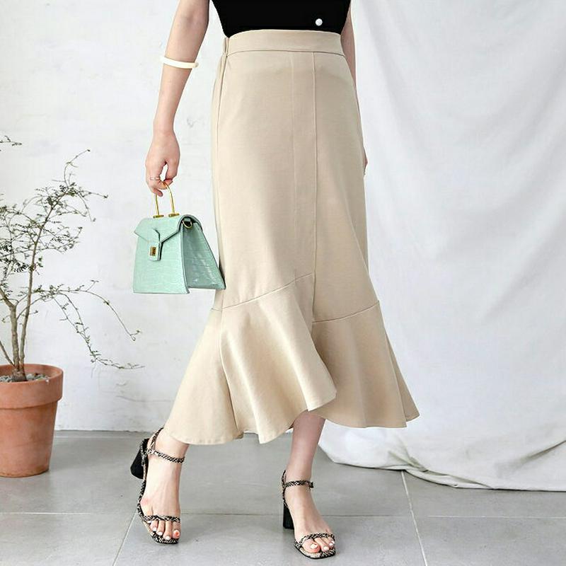 【新作10%OFF】スリットマーメイドスカート・全2色・b62630 レディース【sk】【スカート ロング ロングスカート マー