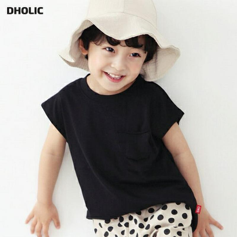 ポケットショートスリーブTシャツ・p003255 キッズ【3~8才】【tops】【トップス Tシャツ キャップスリーブ ショートスリーブ 単色 無地 シンプル ベーシック カジュアル ラフ 春 夏 韓国 韓国子供服 子供 こども 子供服 こども服】【KIDS】