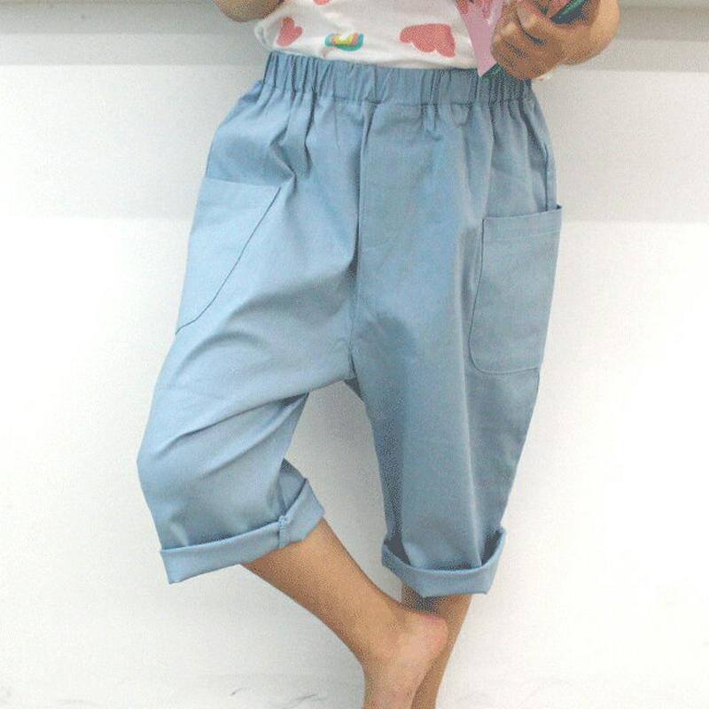 【新作10%OFF】ポケットクロップドパンツ・p003248 キッズ【3~8才】【pt】【パンツ ズボン ボトムス クロップド丈
