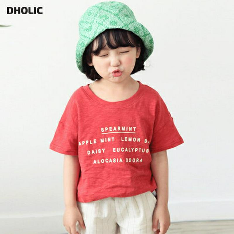 ラウンドネックレタリングTシャツ・p003252 キッズ【3~8才】【tops】【トップス Tシャツ 半袖 ハーフスリーブ ロゴ ロゴT レタリング カジュアル ラフ 女の子 男の子 春 夏 韓国 韓国子供服 子供 こども 子供服 こども服】【KIDS】