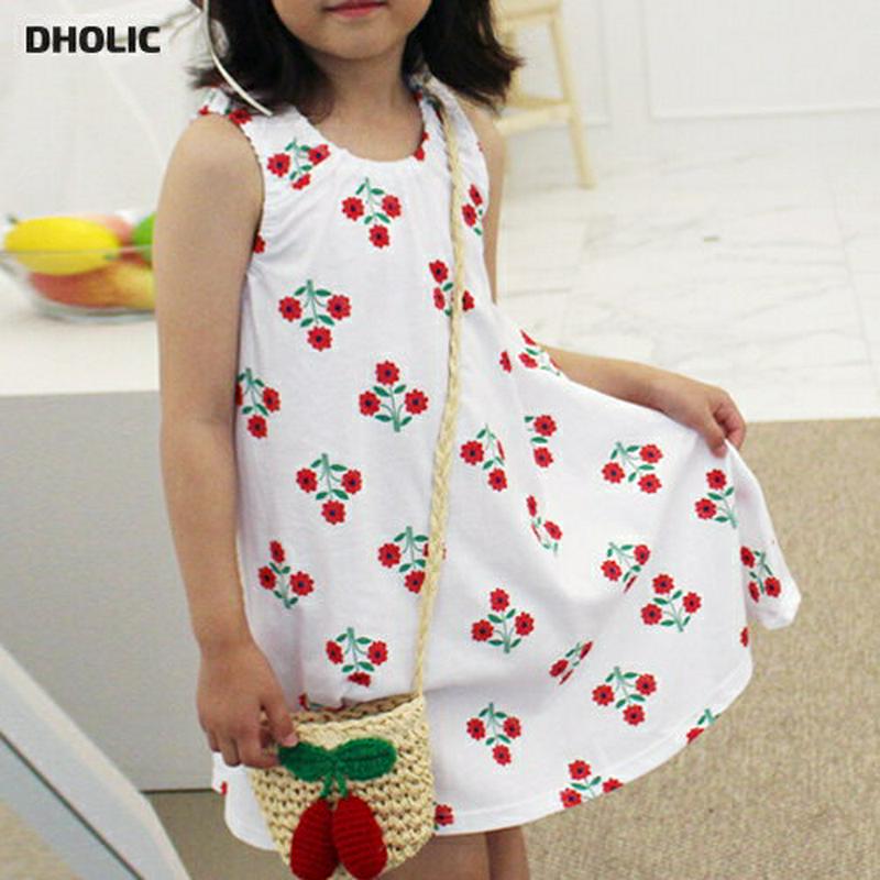 【新作10%OFF】ギャザーネック花柄スリーブレスワンピース・p003007 キッズ【3~8才】【ops】【ワンピース ミディ丈