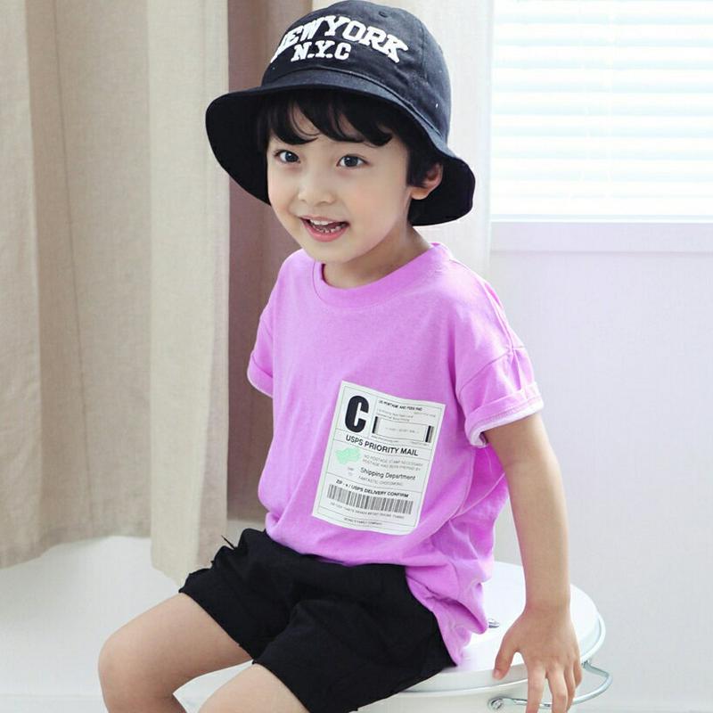 コードパッチポイントTシャツ・p003251 キッズ【3~8才】【tops】【トップス Tシャツ 半袖 ハーフスリーブ コード ユニーク カジュアル ラフ 女の子 男の子 春 夏 韓国 韓国子供服 子供 こども 子供服 こども服】【KIDS】
