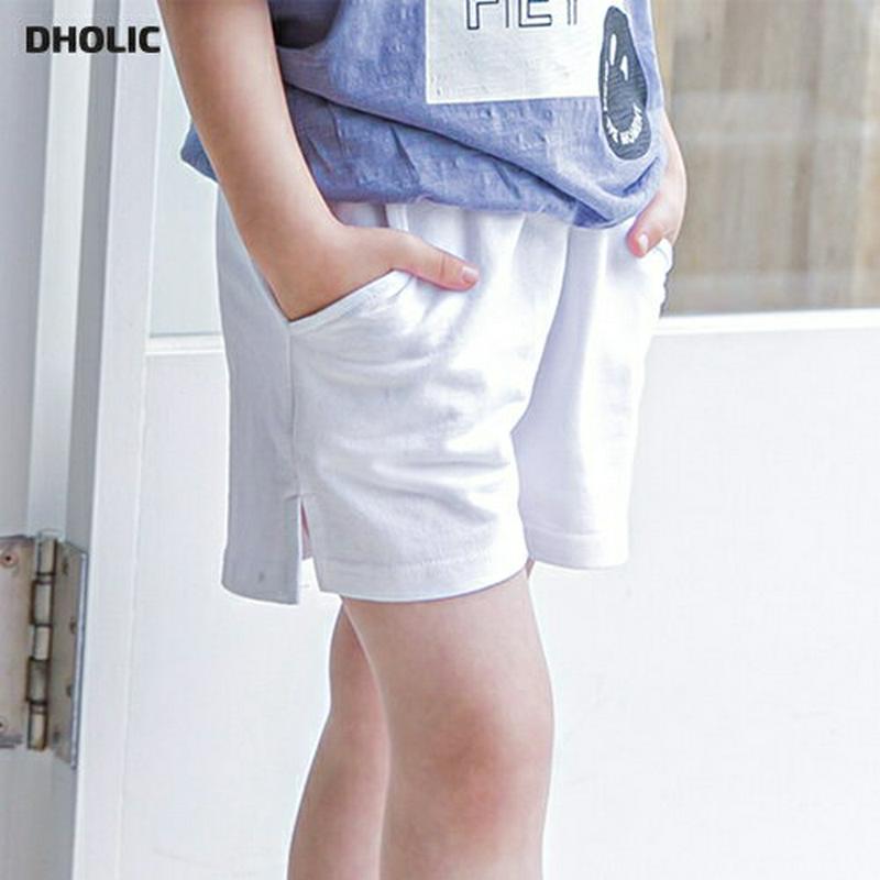 サイドスリットショートパンツ・p003085 キッズ【3~8才】【pt】【ショートパンツ 短パン ズボン ボトムス パンツ スリット 単色 無地 シンプル カジュアル 女の子 男の子 春 夏 韓国 韓国子供服 子供 こども 子供服 こども服】【KIDS】