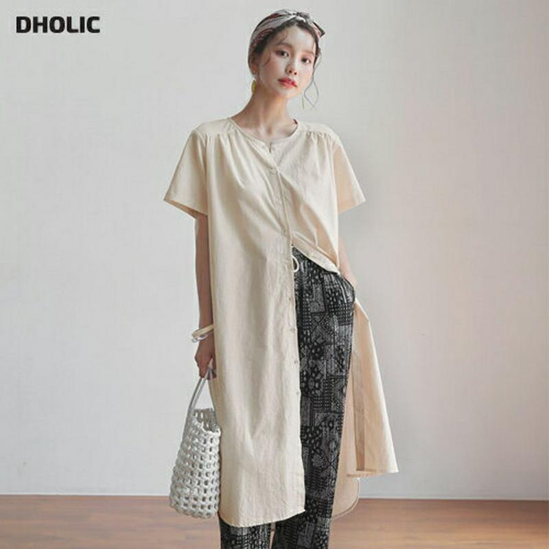 【新作10%OFF】ノーカラーボタンワンピース・全2色・t59841 レディース【ops】【ワンピース ロングワンピース ロング