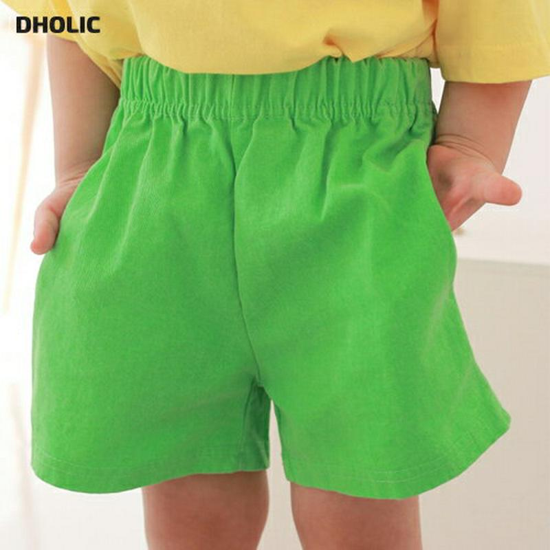 【新作10%OFF】コットンカラーショートパンツ・u03015 キッズ【3~8才】【pt】【パンツ ズボン ボトムス ショートパ