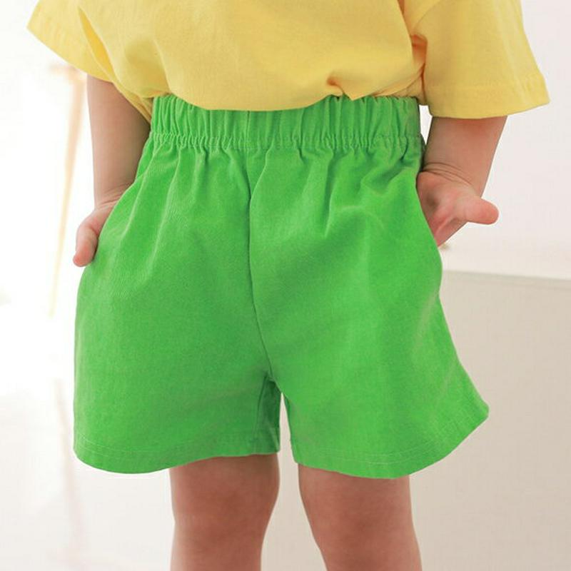 【新作10%OFF】コットンカラーショートパンツ・u03015 キッズ【3~8才】【pt】【パンツ ズボン ボトムス ショートパ