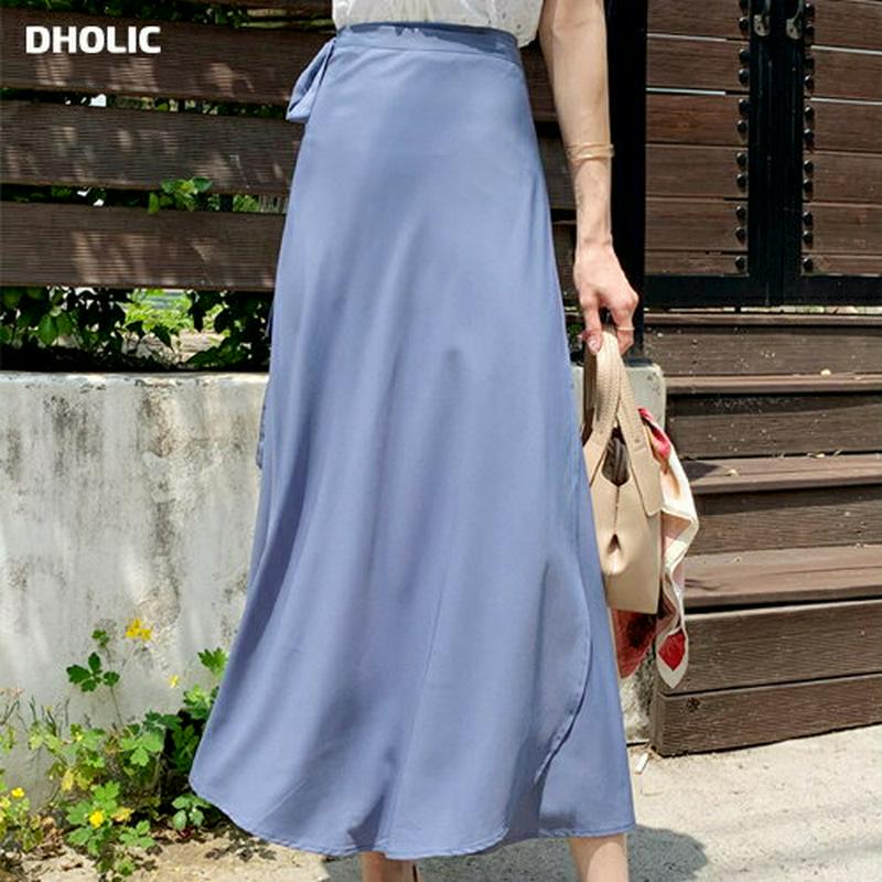 【新作10%OFF】ラップフレアスカート・全3色・b59851 レディース【sk】【スカート ロング ロングスカート ラップデザ