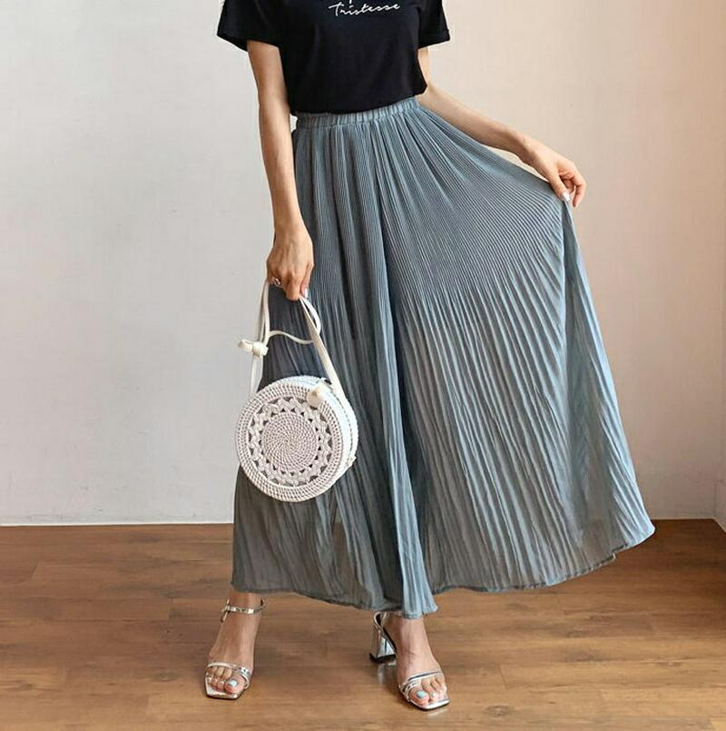 【新作10%OFF】シフォンスリットプリーツパンツ・全4色・b59854 レディース【pt】【パンツ ロングパンツ ズボン ボト