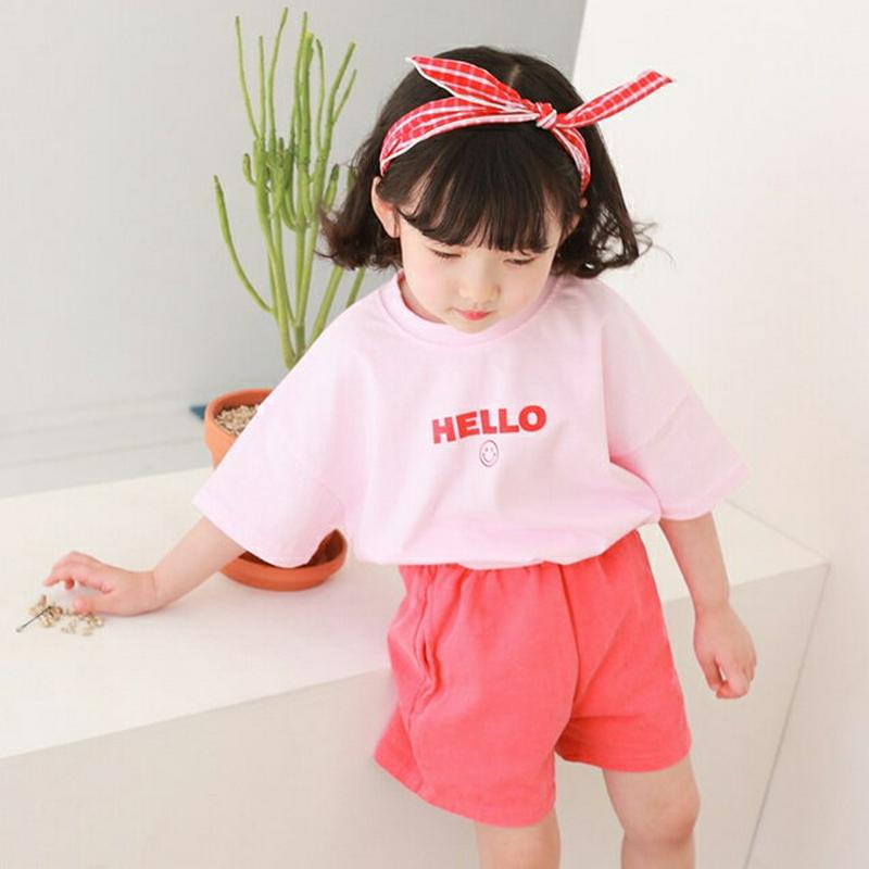 【新作10%OFF】HELLOスマイルTシャツ・u03008 キッズ【3~8才】【tops】【トップス Tシャツ ロゴ ロゴT 