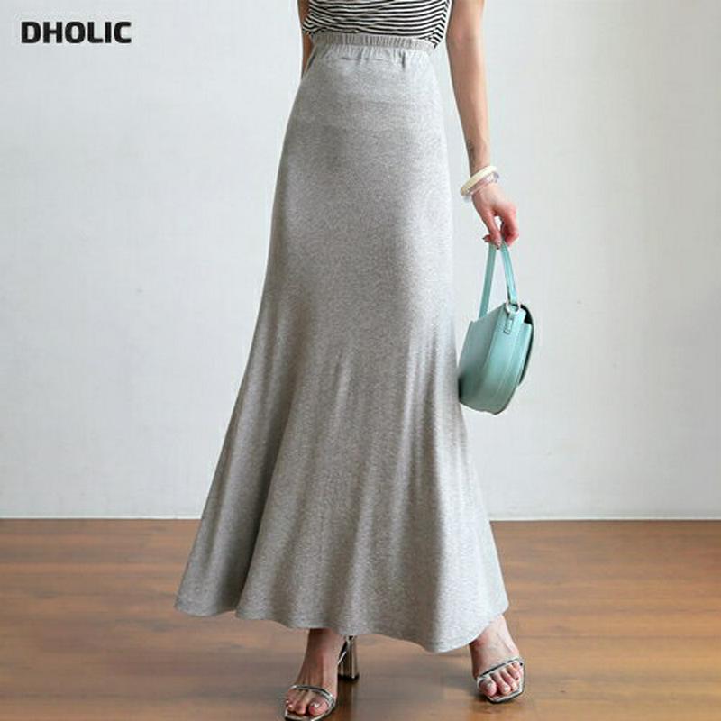 【新作10%OFF】リブフレアロングスカート・全3色・t59850 レディース【sk】【スカート ロング ロングスカート フレア