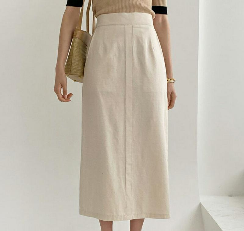 【新作10%OFF】ステッチHラインスカート・全2色・t56295 レディース【sk】【スカート ロング ロングスカート Hライ