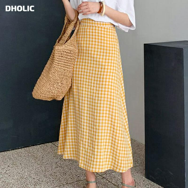 【新作10%OFF】チェックフレアスカート・全2色・t56299 レディース【sk】【スカート ロング ロングスカート　チェック