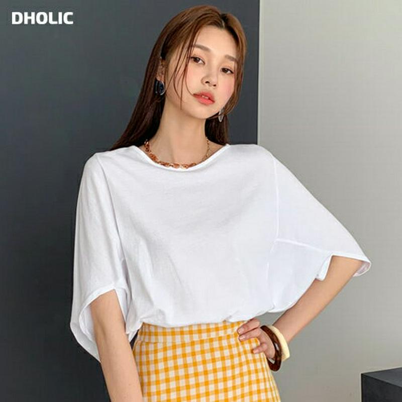 【新作10%OFF】ドルマンスリーブTシャツ・全3色・b56269 レディース【tops】【トップス Tシャツ 半袖 ハーフスリ