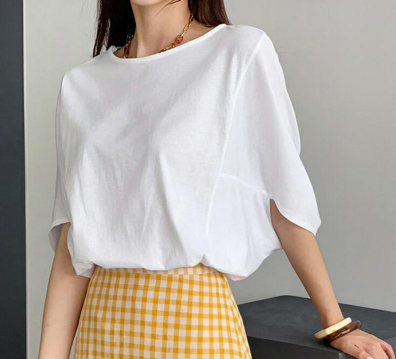 【新作10%OFF】ドルマンスリーブTシャツ・全3色・b56269 レディース【tops】【トップス Tシャツ 半袖 ハーフスリ